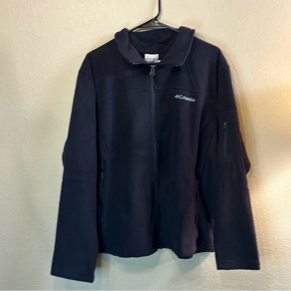 New Columbia Jacket Women’s Black Cool Intervention Full Zip Up Fleece Jacket 2X